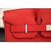 Hermes Birkin 30cm 35cm Bag In Red Clemence Leather