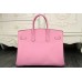 Hermes Birkin 30cm 35cm Bag In Pink Clemence Leather