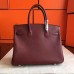 Hermes Bordeaux Epsom Birkin 30cm Handmade Bag