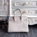 Hermes Birkin 30cm 35cm Bag In White Clemence Leather