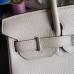 Hermes Birkin 30cm 35cm Bag In White Clemence Leather