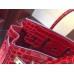 Hermes Birkin 30cm 35cm Bag In Red Crocodile Leather