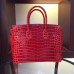 Hermes Birkin 30cm 35cm Bag In Red Crocodile Leather