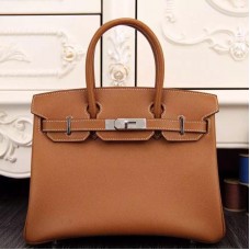 Hermes Birkin 30cm 35cm Bag In Brown Epsom Leather