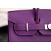 Hermes Birkin 30cm 35cm Bag In Purple Epsom Leather