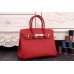 Hermes Birkin 30cm 35cm Bag In Red Epsom Leather