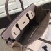 Hermes Bicolor Birkin Ghillies 30cm In Beige Swift Leather