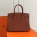 Hermes Birkin Ghillies 30cm In Brown Swift Leather