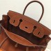 Hermes Birkin Ghillies 30cm In Brown Swift Leather