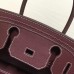 Hermes Birkin Ghillies 30cm In Burgundy Swift Leather