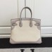 Hermes Birkin Ghillies 30cm In Ivory Swift Leather