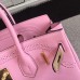 Hermes Birkin Ghillies 30cm In Pink Swift Leather
