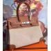 Hermes Canvas Birkin 30cm 35cm Bag With Brown Leather