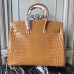 Hermes Birkin 30cm 35cm Bag In Camarel Crocodile Leather