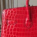 Hermes Birkin 30cm 35cm Bag In Cherry Crocodile Leather