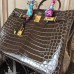 Hermes Birkin 30cm 35cm Bag In Cafe Crocodile Leather