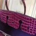 Hermes Birkin 30cm 35cm Bag In Fuchsia Crocodile Leather