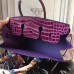 Hermes Birkin 30cm 35cm Bag In Fuchsia Crocodile Leather