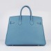 Hermes Birkin 30cm 35cm Bag In Blue Jean Togo Leather
