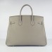 Hermes Birkin 30cm 35cm Bag In Grey Togo Leather