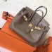 Hermes Etoupe Epsom Birkin 30cm Handmade Bag