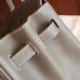 Hermes Etoupe Epsom Birkin 30cm Handmade Bag