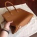 Hermes Gold Epsom Birkin 30cm Handmade Bag