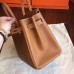 Hermes Gold Epsom Birkin 30cm Handmade Bag