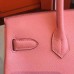 Hermes Pink Epsom Birkin 30cm Handmade Bag