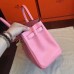 Hermes Pink Epsom Birkin 30cm Handmade Bag