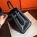 Hermes So Black Box Birkin 30cm Handmade Bag