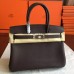 Hermes Cafe Clemence Birkin 30cm Handmade Bag