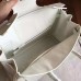 Hermes White Epsom Birkin 30cm Handmade Bag