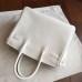 Hermes White Epsom Birkin 30cm Handmade Bag