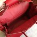 Hermes Red Epsom Birkin 30cm Handmade Bag