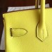 Hermes Soufre Epsom Birkin 30cm Handmade Bag