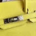 Hermes Soufre Epsom Birkin 30cm Handmade Bag