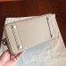 Hermes Grey Clemence Birkin 25cm Handmade Bag