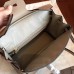 Hermes Grey Clemence Birkin 25cm Handmade Bag