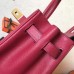 Hermes Ruby Epsom Birkin 30cm Handmade Bag