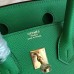 Hermes Bamboo Epsom Birkin 25cm Handmade Bag