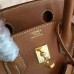 Hermes Brown Epsom Birkin 25cm Handmade Bag