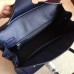 Hermes Sapphire Epsom Birkin 25cm Handmade Bag