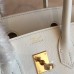 Hermes White Epsom Birkin 25cm Handmade Bag