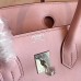 Hermes Rose Dragee Swift Birkin 25cm Handmade Bag