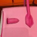 Hermes Pink Espom Horseshoe Brikin 30cm Handmade Bag