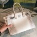 Hermes Birkin 30cm Niloticus Crocodile Himalaya