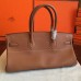 Hermes Brown JPG Shoulder Birkin 42cm Bag