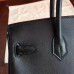 Hermes Black Swift Birkin 30cm Handmade Bag