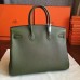 Hermes Canopee Clemence Birkin 35cm Handmade Bag